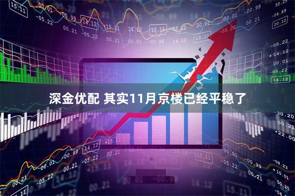 深金优配 其实11月京楼已经平稳了