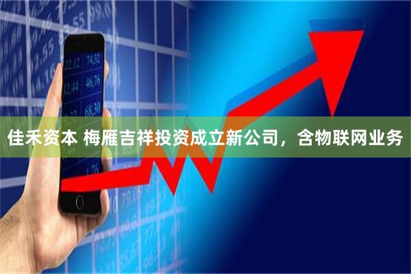 佳禾资本 梅雁吉祥投资成立新公司，含物联网业务